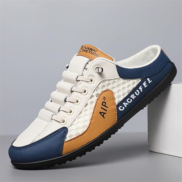 AIP MEN SHOE (WHITE-BLUE)